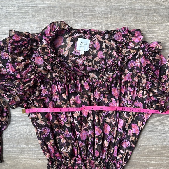 MISA LOS ANGELES Karla Dress in Rosetta Fleur Small - Picture 13 of 16